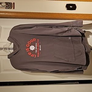 Life is Good Hooded Shirt
